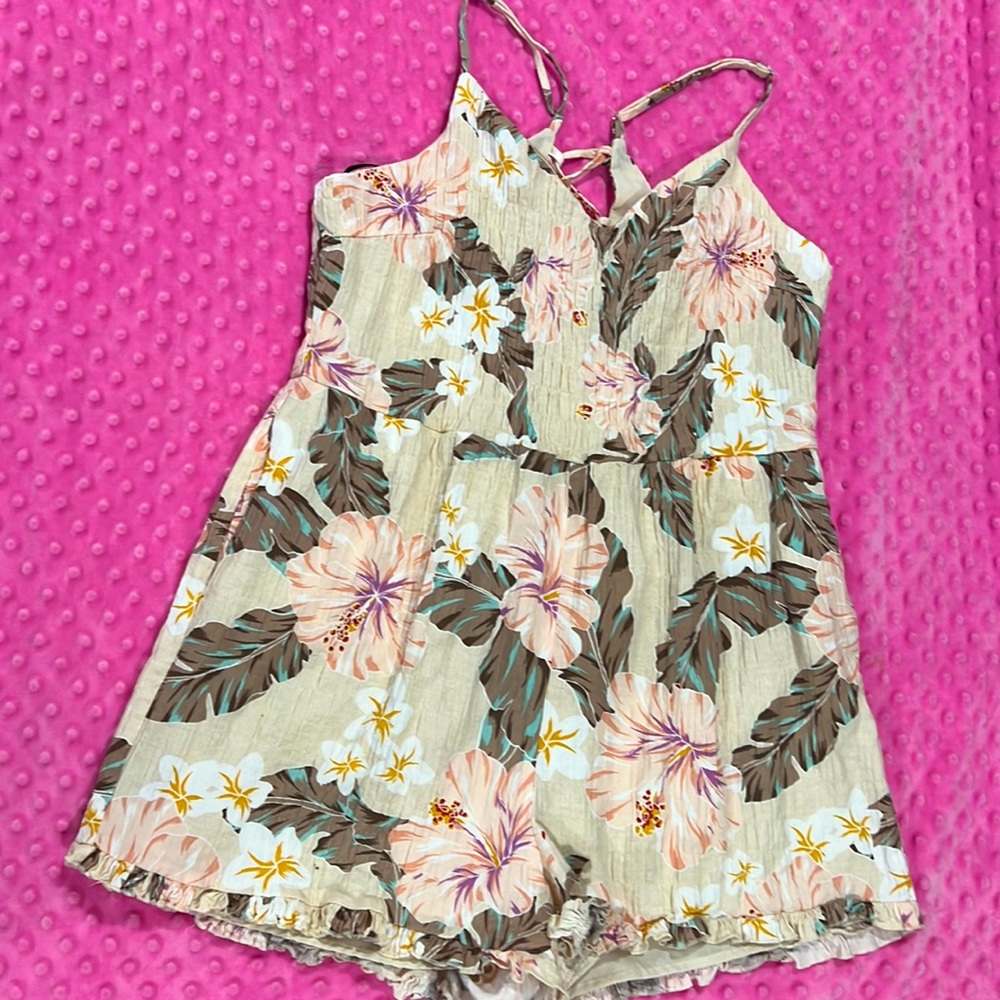 Forever 21 floral romper